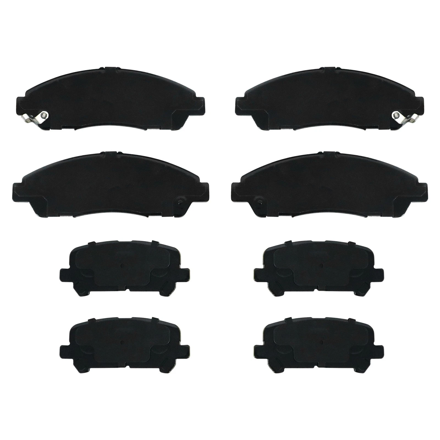 Front & Rear Ceramic Brake Pads fit 09-14 Honda Pilot 07-13 Acura MDX 10-13 ZDX