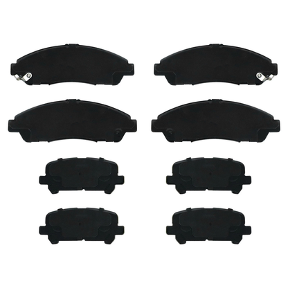 Front & Rear Ceramic Brake Pads fit 09-14 Honda Pilot 07-13 Acura MDX 10-13 ZDX