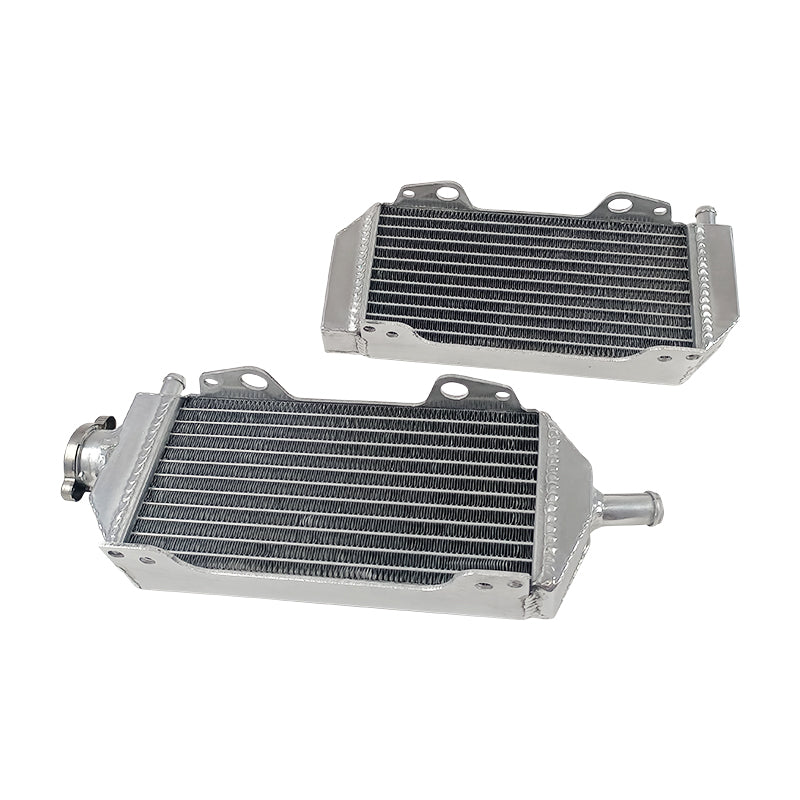 Left+Right Aluminum Motorcycle Radiator for 1987 1988 Honda CR125R CR 125