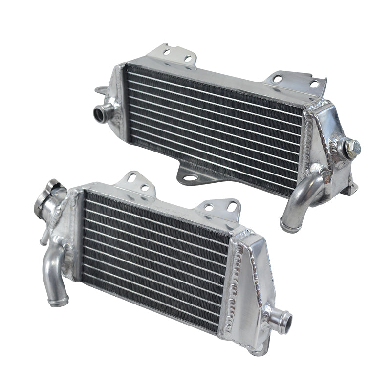 Left+Right Aluminum Radiator for 1989 1990 1991 1992 1993 1994 Kawasaki KDX200