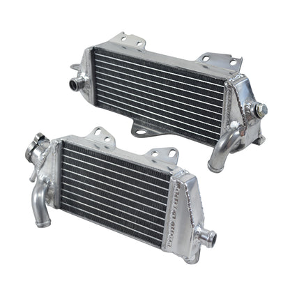 Left+Right Aluminum Radiator for 1989 1990 1991 1992 1993 1994 Kawasaki KDX200