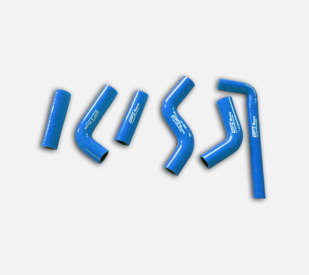 White Silicone Radiator Hose for 2002 2003 2004 2005 2006 KTM 400/450/525 EXC