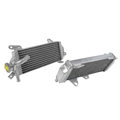 Left+Right Aluminum Radiator for 2018 2019 2020 2021 2022 Yamaha YZ250F YZ450F