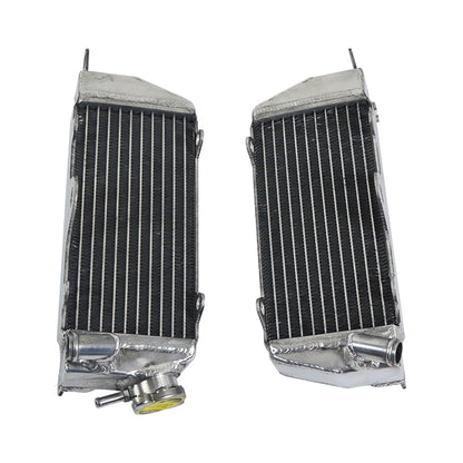 Left+Right Aluminum Motorcycle Radiator for 1984 Kawasaki KX250 KX 250
