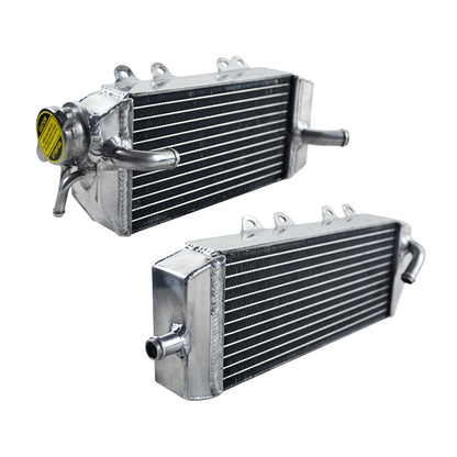 Left+Right Aluminium Radiator for 2006 2007 2008 Kawasaki KX250F
