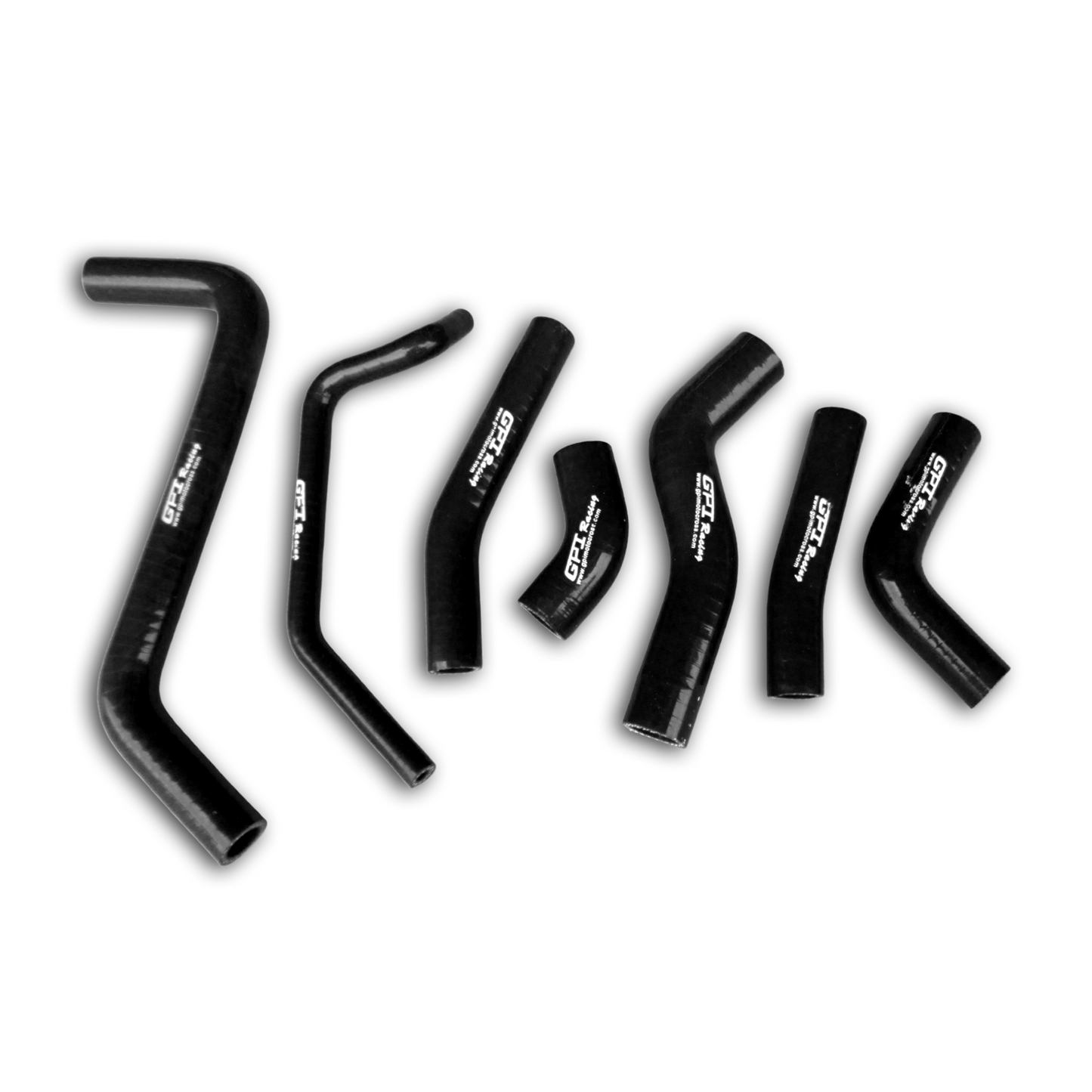 White Silicone Radiator Hose for 2009-2014 Kawasaki KX450F