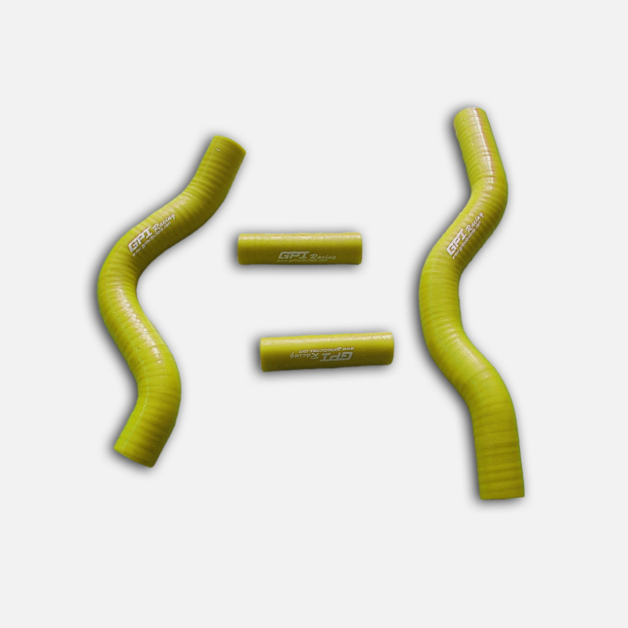 Yellow Silicone Radiator Hose for 2001-2008 Suzuki RM250 2004 2005 2006 2007