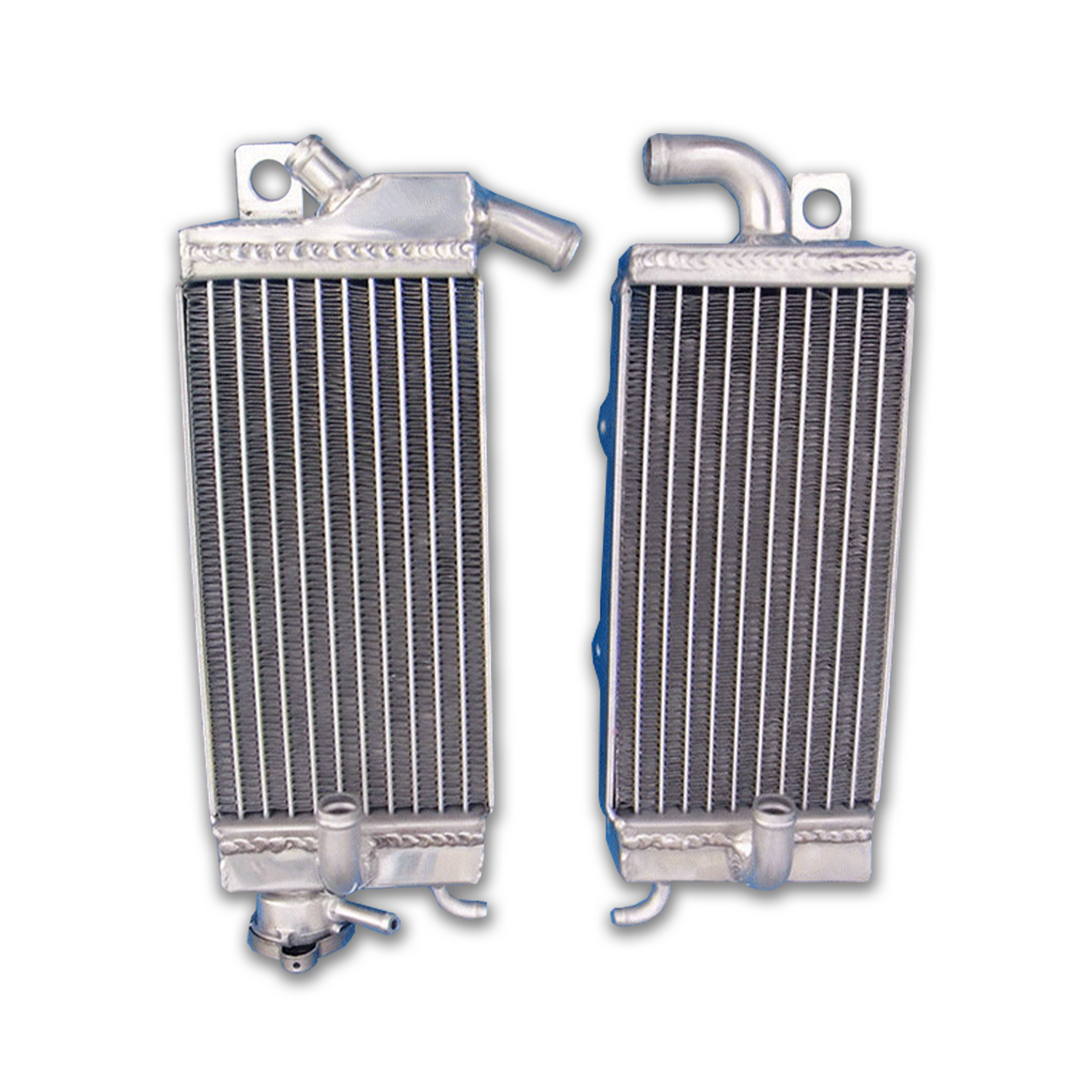 Left+Right Aluminum Radiator for Yamaha TRI Z 250 YTZ250 1985 1986