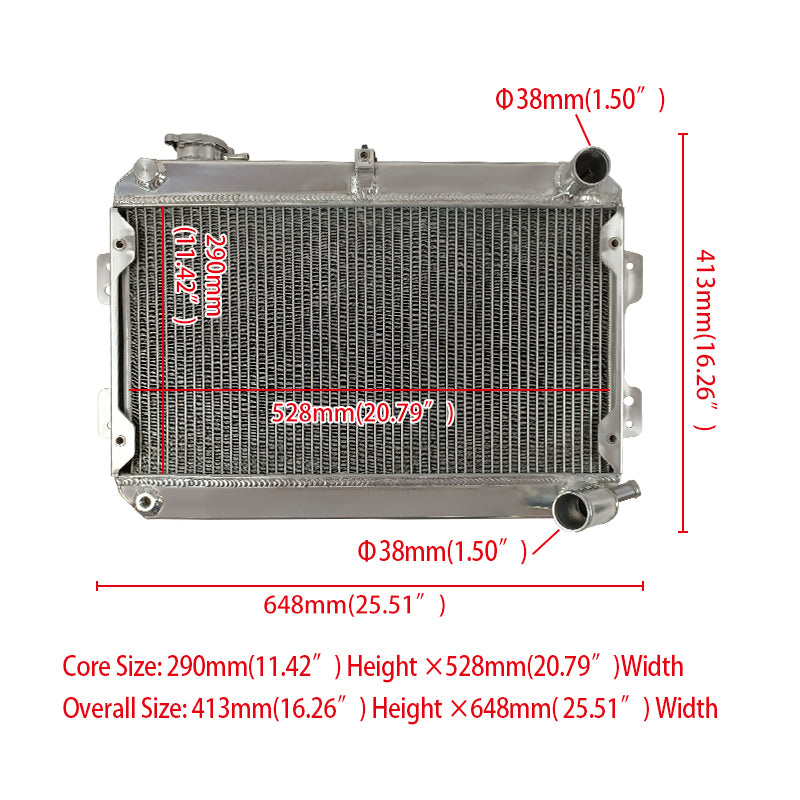 Aluminum Radiator for Mazda Savanna RX7 Gen1 S1 S2 S3 SA22C SA/FB 1.1/1.3L 12A/13B 1979-1985