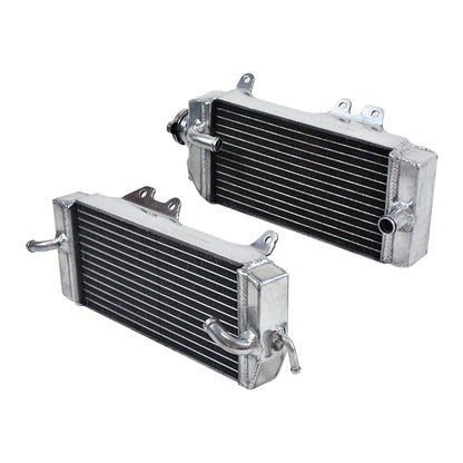 Left+Right Aluminum Radiator for 2009 2010 Kawasaki KX250F