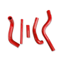 Red Silicone Radiator Hose for 1989 1990 1991 Suzuki RM125