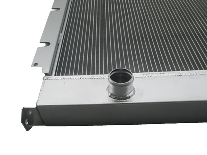 3 Rows Aluminum Radiator&fan For 1983-1994  Ford F250 F350 V8 Diesel 6.9L 7.3L 1983 1984 1985 1986 1987 1988 1989 1990 1991 1992 1993 1994