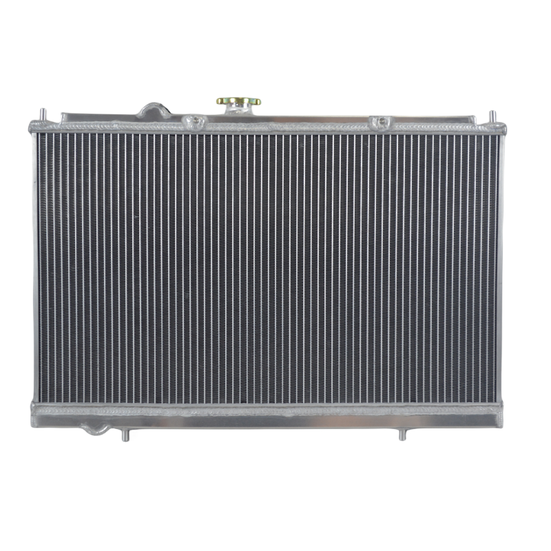 Aluminum Radiator + Fans For 1992-1997 Mitsubishi Lancer EVO1 EVO2 EVO3 4G63T MT  Manual 1993 1994 1995 1996