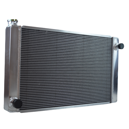 Universal  Crossflow 28" Core Aluminum Radiator Ford Config #UN28-FD