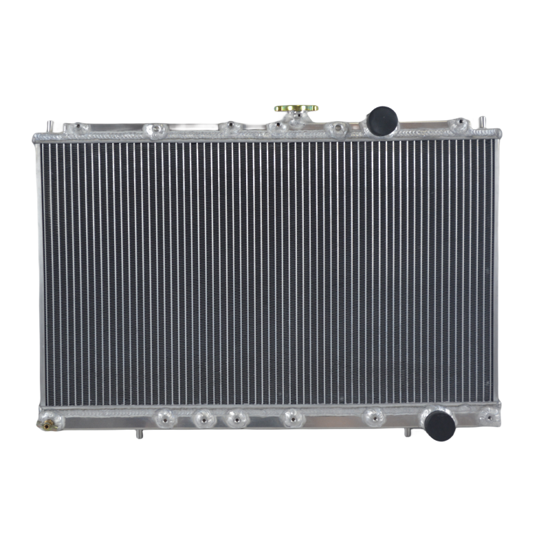 Aluminum Radiator + Fans For 1992-1997 Mitsubishi Lancer EVO1 EVO2 EVO3 4G63T MT  Manual 1993 1994 1995 1996