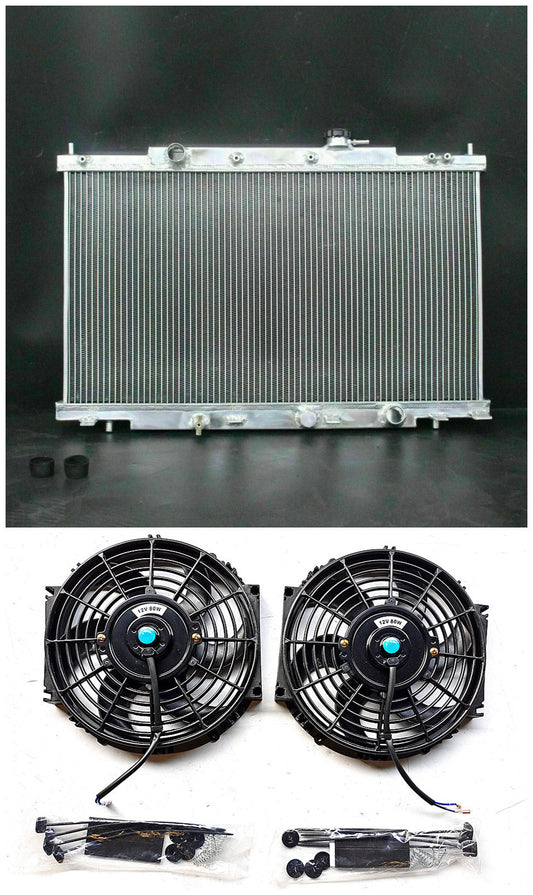 GPI Aluminum Radiator & Fans For 2002-2006 Honda CRV / 2003-2006 Honda Element 2.4L L4 AT   2004 2005 2006