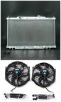 GPI Aluminum Radiator & Fans For 2002-2006 Honda CRV / 2003-2006 Honda Element 2.4L L4 AT   2004 2005 2006