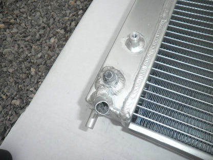 Aluminum alloy Radiator & fans FOR 1997-2010 SAAB 9-5/9.5 2.0/2.3 TURBO M/T   1998 1999 2000 2001 2002 2003 2004 2005 2006 2007 2008 2009