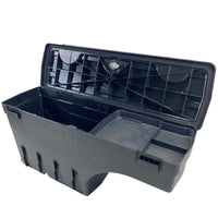 Storage Box For 1997-2014 Ford F-150,Tool Box,Combination lock,Wheel Well Storage,Swing Pickup Truck Bed Storage 2010 2011 2013