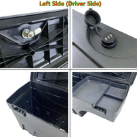 Storage Box For 1997-2014 Ford F-150,Tool Box,Combination lock,Wheel Well Storage,Swing Pickup Truck Bed Storage 2010 2011 2013