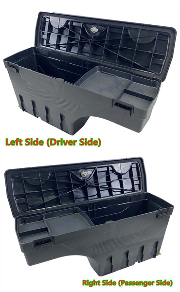 Storage Box For 1997-2014 Ford F-150,Tool Box,Combination lock,Wheel Well Storage,Swing Pickup Truck Bed Storage 2010 2011 2013