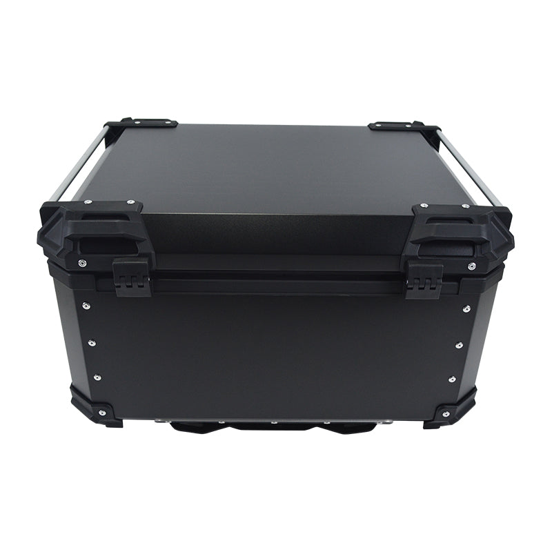 Aluminum Trunk 80L Motorcycle Top Case Waterproof Luggage Storage Tour Tail Box