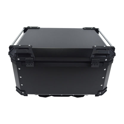 Aluminum Trunk 80L Motorcycle Top Case Waterproof Luggage Storage Tour Tail Box