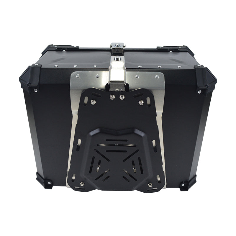 Aluminum Trunk 80L Motorcycle Top Case Waterproof Luggage Storage Tour Tail Box