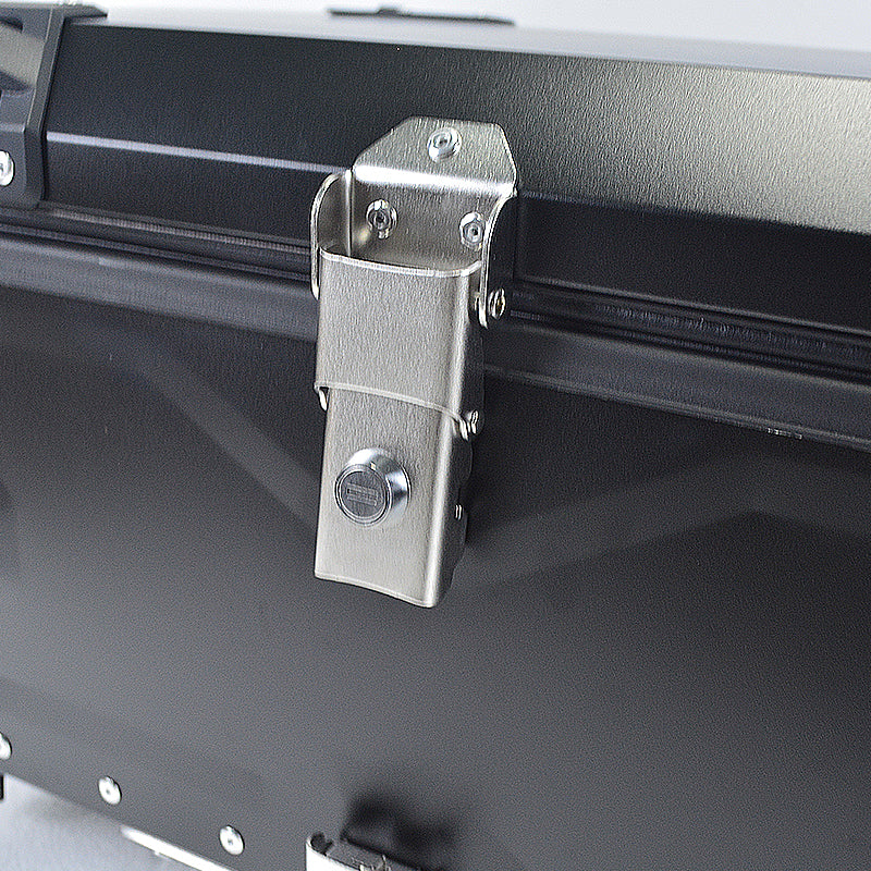 Aluminum Trunk 80L Motorcycle Top Case Waterproof Luggage Storage Tour Tail Box