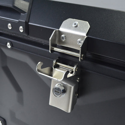 Aluminum Trunk 80L Motorcycle Top Case Waterproof Luggage Storage Tour Tail Box
