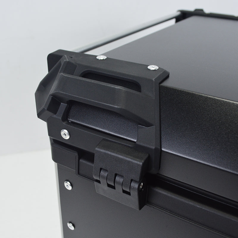 Aluminum Trunk 80L Motorcycle Top Case Waterproof Luggage Storage Tour Tail Box