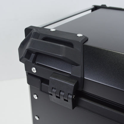 Aluminum Trunk 80L Motorcycle Top Case Waterproof Luggage Storage Tour Tail Box
