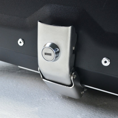 Aluminum Trunk 80L Motorcycle Top Case Waterproof Luggage Storage Tour Tail Box