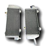 Aluminum Radiator For 2007-2012 KTM 250 450 505 SXF XCF XC XCW 2007 2008 2009 2010 2011 2012