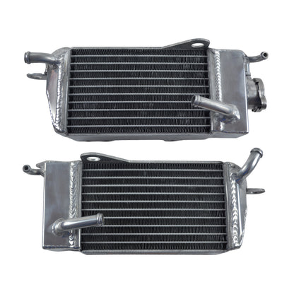 Left+Right Aluminum Motorcycle Radiator for 1984 Honda CR125R CR250R