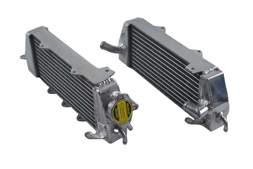 Left+Right Aluminum Radiator for 1985 1986 1987 1988 Husqvarna WRK125 WMX125