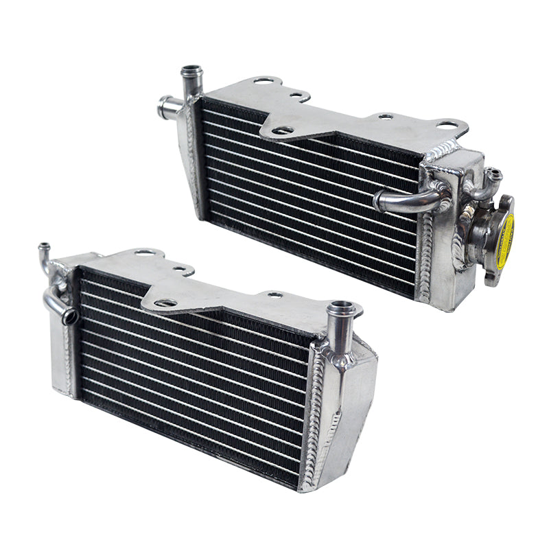 Left+Right Aluminum Radiator for 1989 Honda CR125R CR 125 R 125cc 2-stroke