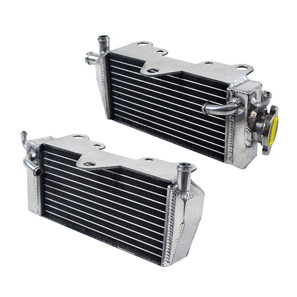 Left+Right Aluminum Radiator for 1989 Honda CR125R CR 125 R 125cc 2-stroke