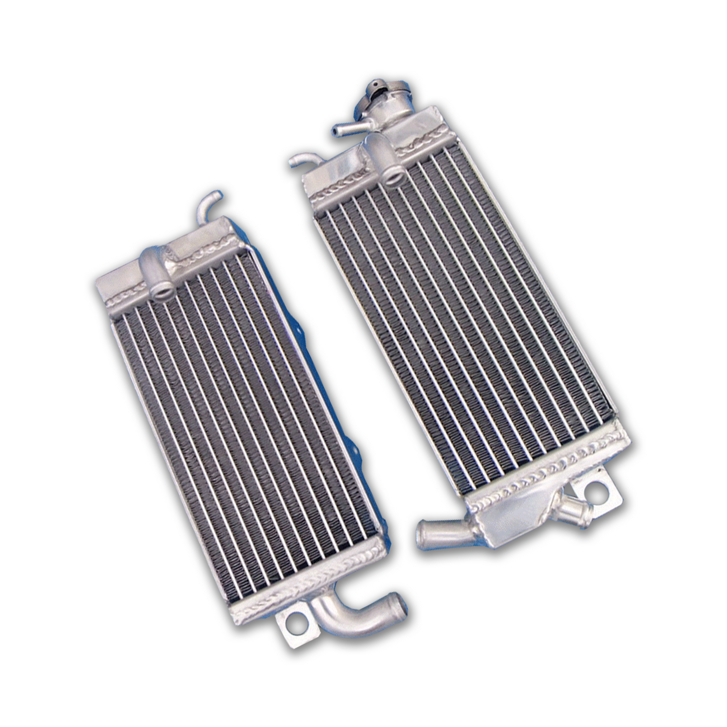 Left+Right Aluminum Radiator for Yamaha TRI Z 250 YTZ250 1985 1986