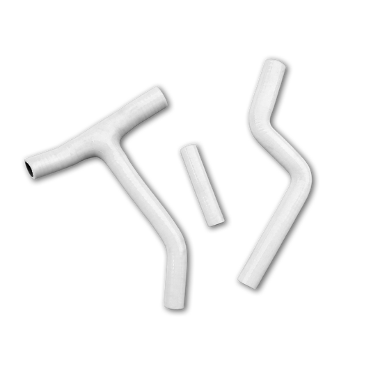 White Silicone Radiator Hose for 2010 2011 2012 2013 Yamaha YZ250F