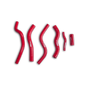 Red Silicone Radiator Hose for 1990-1997 Honda CR125R CR 125 R