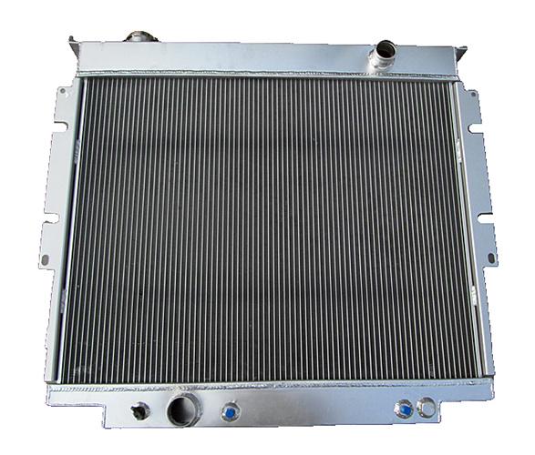 3 Rows Aluminum Radiator&fan For 1983-1994  Ford F250 F350 V8 Diesel 6.9L 7.3L 1983 1984 1985 1986 1987 1988 1989 1990 1991 1992 1993 1994