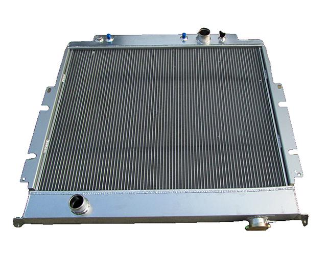 3 Rows Aluminum Radiator&fan For 1983-1994  Ford F250 F350 V8 Diesel 6.9L 7.3L 1983 1984 1985 1986 1987 1988 1989 1990 1991 1992 1993 1994