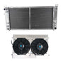 All Aluminum radiator&Shroud & Fans for Chevrolet Chevy Avalanche Cheyenne Silverado Sonora Suburban Tahoe 1500 2500 3500 V6/V8 4.8/5.3/6.0/6.2L