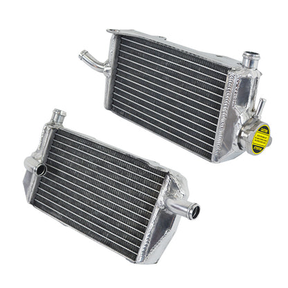 Left+Right Aluminum Motorcycle Radiator for Honda CRF250R CRF250RX 2022 2023