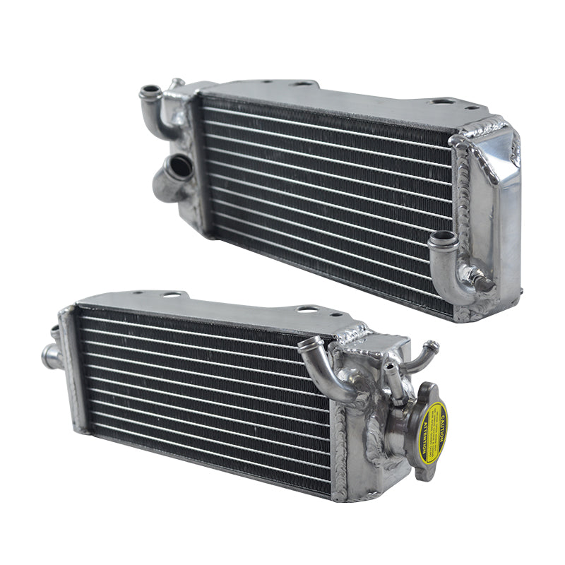 Left+Right Aluminum Radiator for 1996 1997 Suzuki RM125 RM125T RM125V