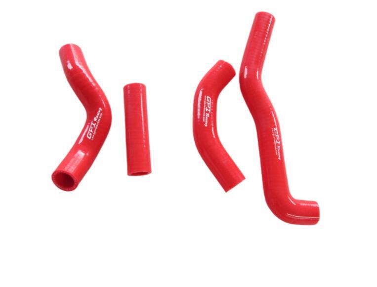 Red Silicone Coolant Radiator Hose for 1988 1989 Kawasaki KX250