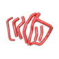 Red Silicone Radiator Hose for 1990-2003 Honda XRV750 XRV 750 AFRICA TWIN
