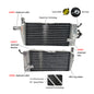 Aluminum Radiator for HONDA CR125R/CR125 R 1990-1997 1996 1995 1994 1993 1992