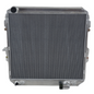 50mm Aluminum Radiator for Toyota Hilux/Pickup 2.4L 2.0L (LN130) - Fits Automatic & Manual Transmission